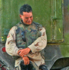 Photo of Soldier in Iraq